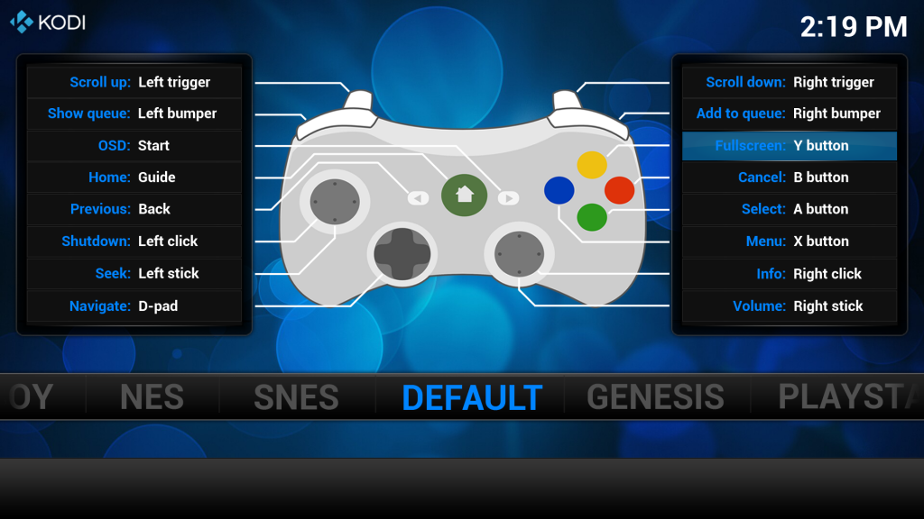 Openelec 5 kodi retroarch xbox pad config